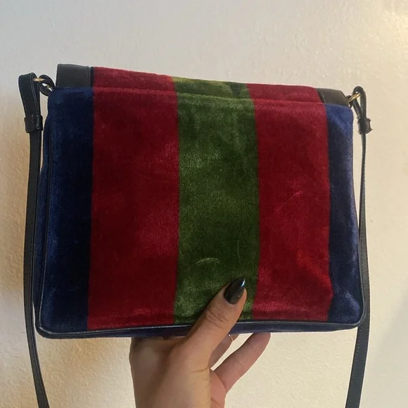 Roberta di Camerino cross body Multicolor velvet leather - Picture 14 of 17